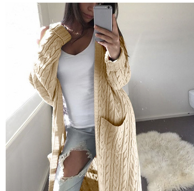 Knitted Cardigan with Pockets