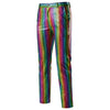 Rainbow Plaid Sequin Pants