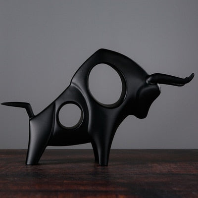 Yin Yang Ox Figurine