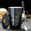 Zodiac Star Sign Lidded Mug and Spoon Set
