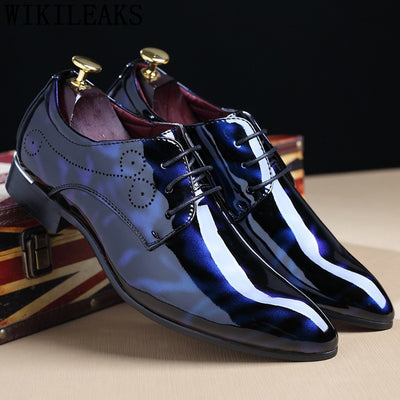 Men's Italian Leather Dress Shoes