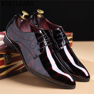 Men's Italian Leather Dress Shoes