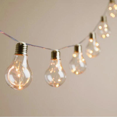 20 Solar Powered LED String Bulbs
