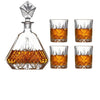 Exquisite Ornate Whisky Decanter and Glasses Set