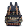 Bohemian Ethnic Canvas Backpack