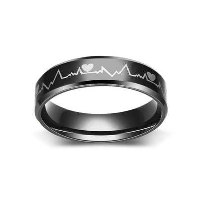 Heartbeat Men's Ring