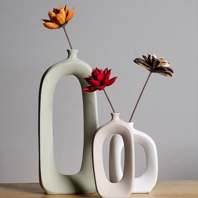 Graceful Portal Hollow Vase