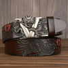 Martial Arts Genuine Leather Dragon Belt