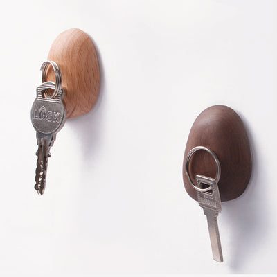 Magnetic Wood Simple Key Hanger