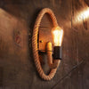 Vintage Industrial Retro Rope Wall Lamp