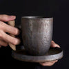Japanese Ceramic and Wood Mug