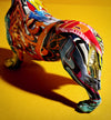 Colorful Contemporary Art Dachshund Figurine
