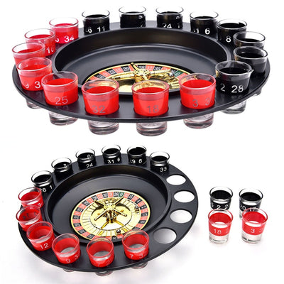 Party Shot Glass Roulette Drinking Game