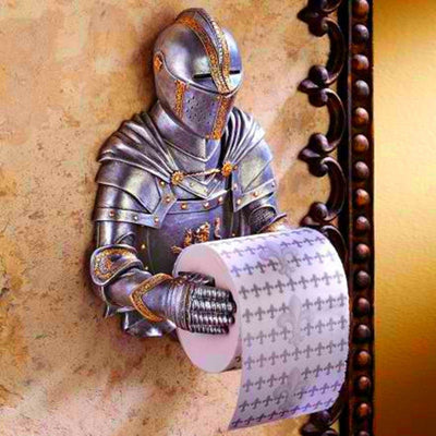 Guardian Knight of the Toilet Tissue Paper Holder