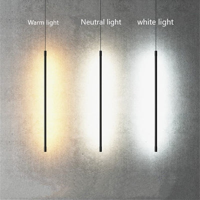 Minimalist Line Strip Pendant Light