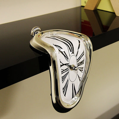 Salvador Dali Surreal Melting Clock Decor Piece