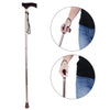 Wood and Bronze 2-in-1 Walking Stick and Blind Cane