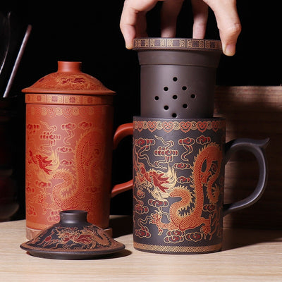Handmade East-Asian Clay Tea Drinkware