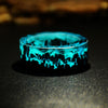 Mystic Blue Resin Ring