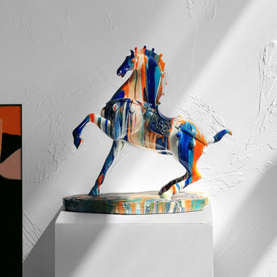Graffiti Horse Figurine