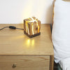 Trapped Light Wooden Cube Lamp