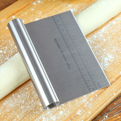 Stainless Steel Pastry Cutter and Scraper