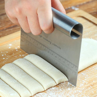 Stainless Steel Pastry Cutter and Scraper