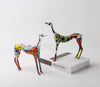 Colorful Graffiti Greyhound Figurine