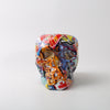 Colorful Contemporary Graffiti Skull Wine Holder