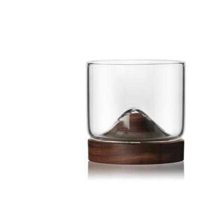 Wooden Landscapes Whiskey Glass