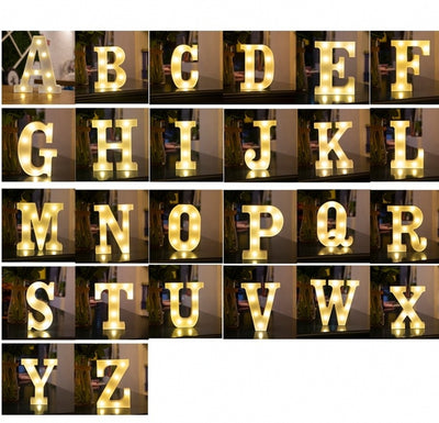 Alphabet Funlights Decor Lights