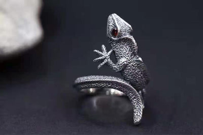 Men's Mystic Lizard Ring