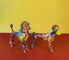 Colorful Graffiti Poodle Figurine