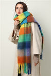 Colorful Thick-Wrap Winter Scarf