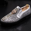Men's Gold Loafers