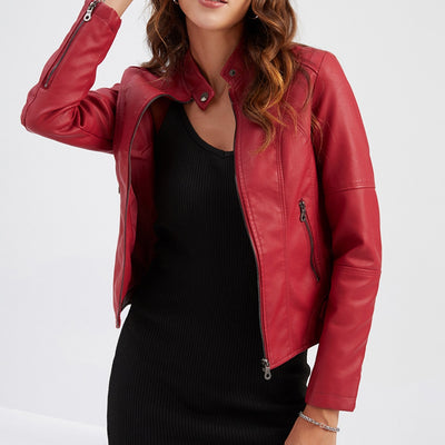 Casual Women's Leather Jacket