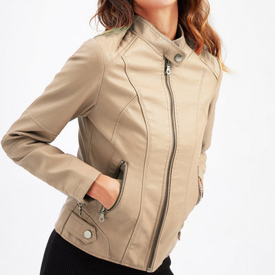 Casual Women's Leather Jacket