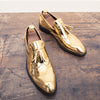 Men's Gold Oxford Shoes
