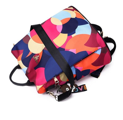 Colorful Women's Antitheft Backpack