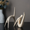 Abstract Flexibility Decorative Ceramic Figurine