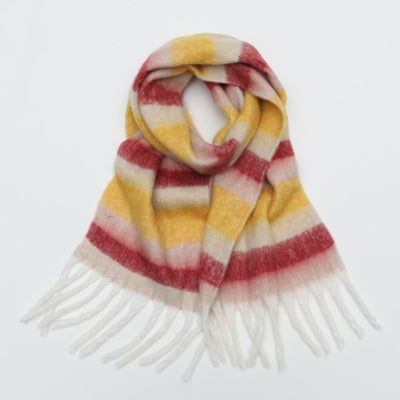 Colorful Thick-Wrap Winter Scarf