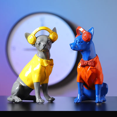 Cool Chihuahua Pop Art Sculpture