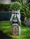 See No Evil, Hear No Evil, Speak No Evil Garden Easter Island Statues