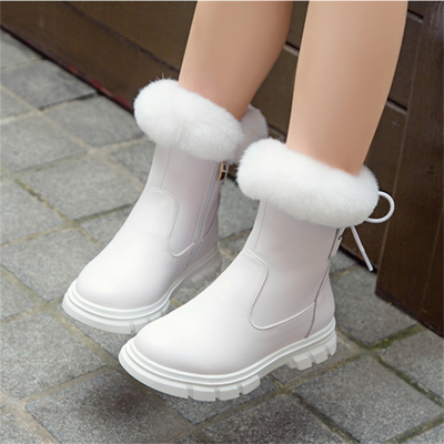 Girls Plush Snow Boots
