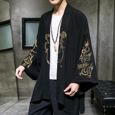 Men's Embroidered Kimono