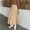 Elegant Pleated Ankle Length Skirt